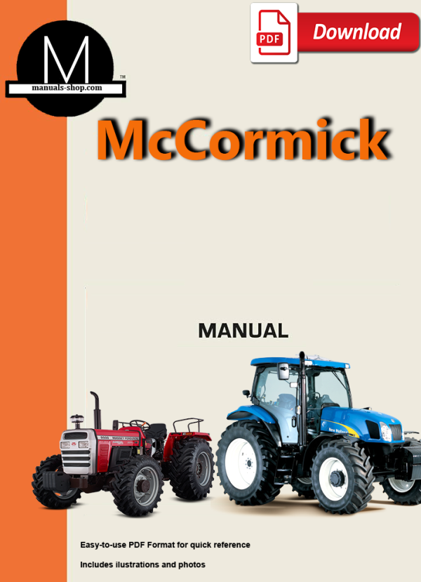 IH International Harvester McCormick B275 B-275 Diesel Tractor -3- Manuals Collection -