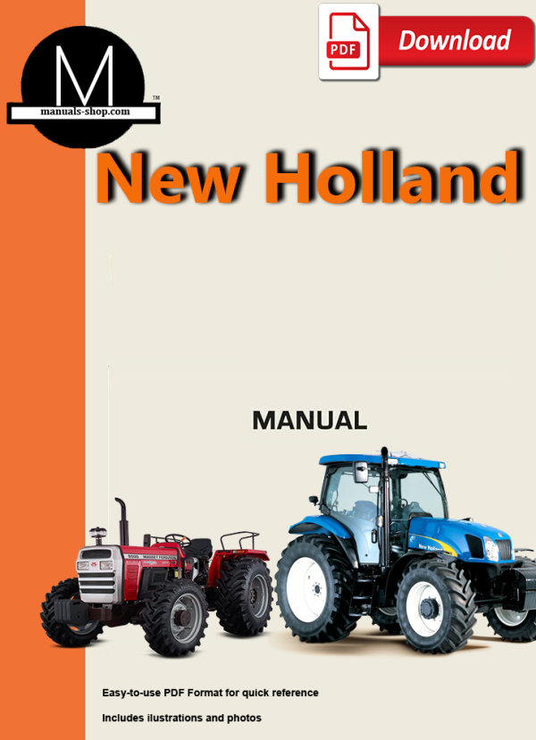 New Holland-Ford TS115A Factory Service & Work Shop Manual