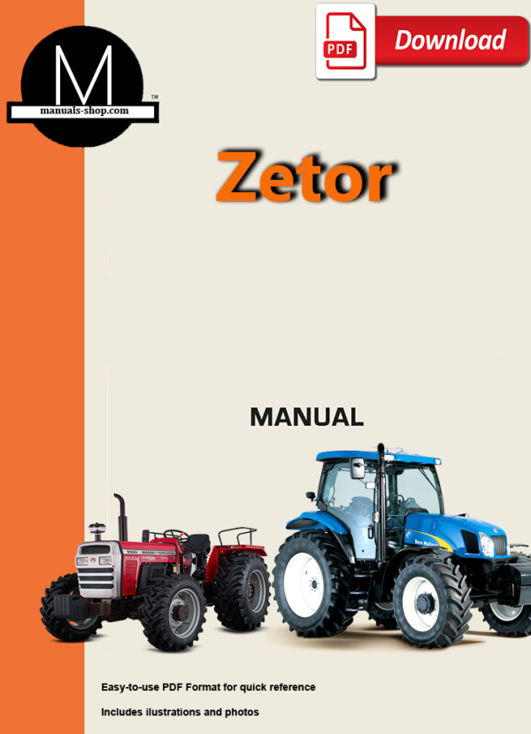 Zetor 12011 Tractor Full Service Repair Manual