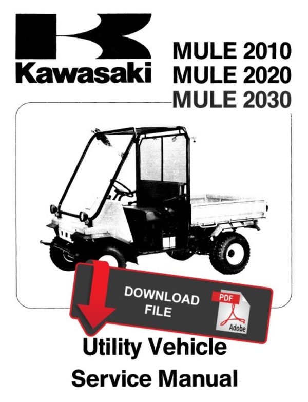 Kawasaki 1994 Mule 2030 Service Manual