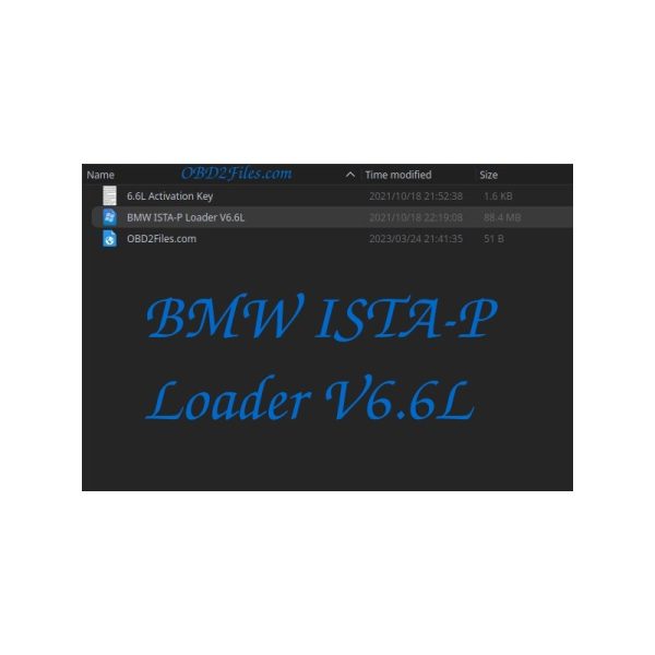 BMW ISTA-P LOADER V6.6L