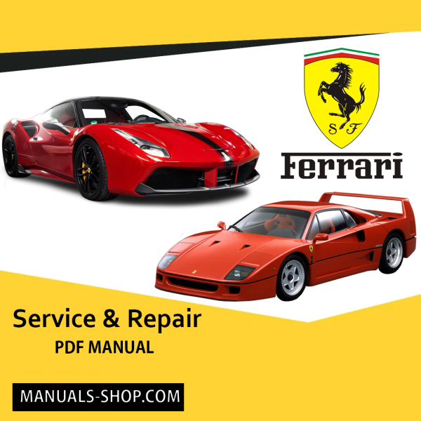 1976 Ferrari 208 & 308 Repair Service Manual