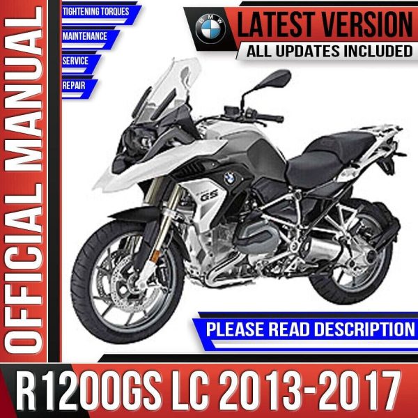 BMW R1200GS LC Workshop Service Repair Manual 2013 - 2017 K50 12/2017 Edition Instant Download