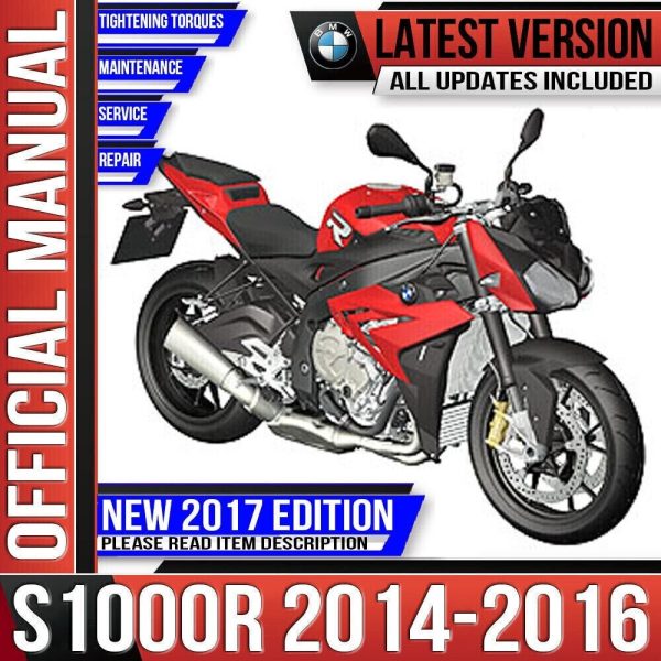 BMW S1000R Workshop Service Repair Manual 2014 2015 2016 K47 S 1000 R Instant Download