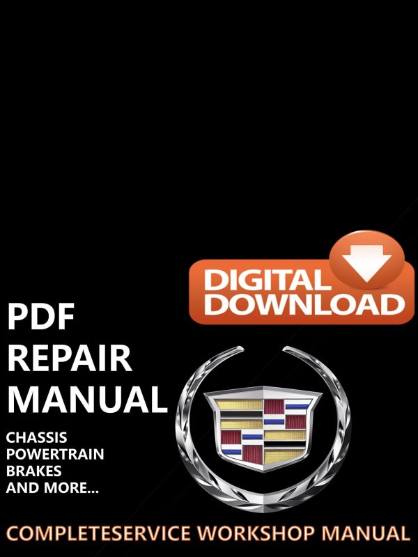 CADILLAC CTS Official Repair Manual Service Workshop PDF 2011