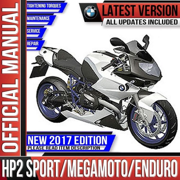 BMW HP2 Sport Megamoto Enduro Service Workshop Repair Shop Manual 2005 - 2012 Instant Download