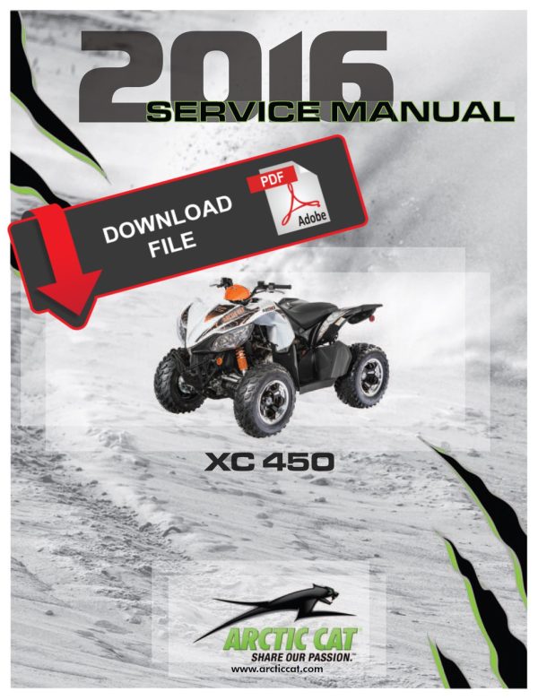 Arctic Cat 2016 ATV XC 450 Service Manual