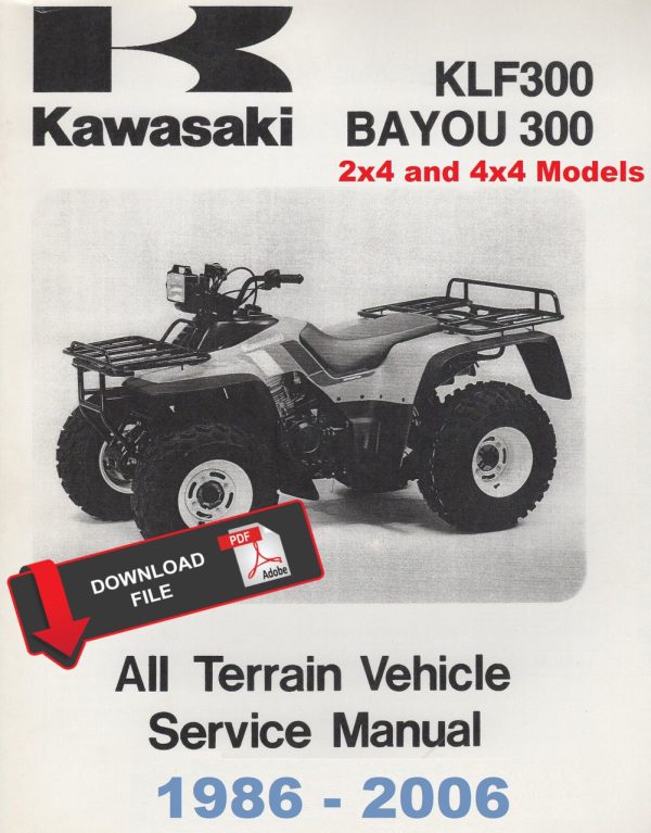 Kawasaki 1997 Bayou 300 Service Manual