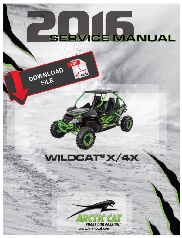 Arctic Cat 2016 Wildcat X Limited Service Manual