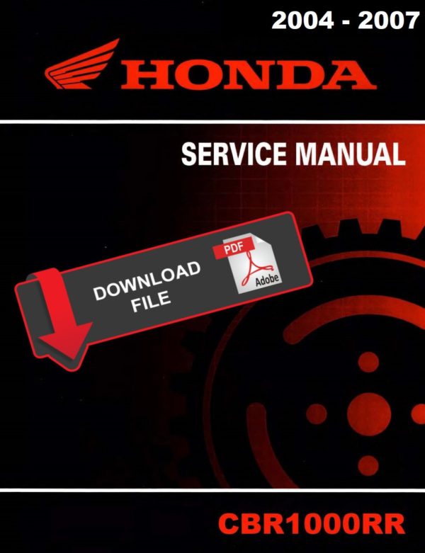 Honda 2007 CBR1000RR Service Manual