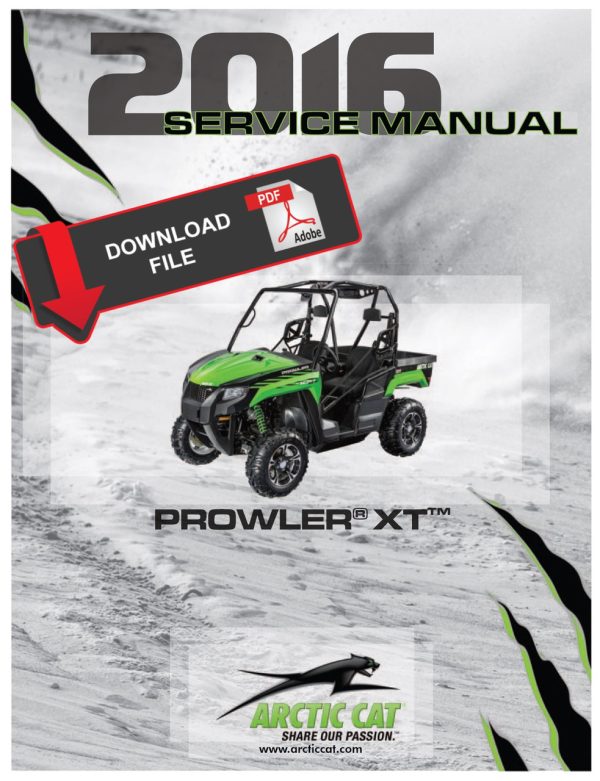 Arctic Cat 2016 Prowler 700 XT Service Manual