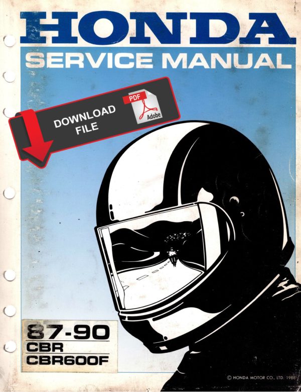 Honda 1990 Hurricane Service Manual