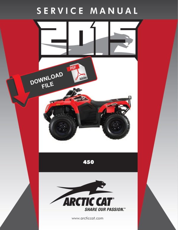 Arctic Cat 2015 ATV 450 4x4 Service Manual