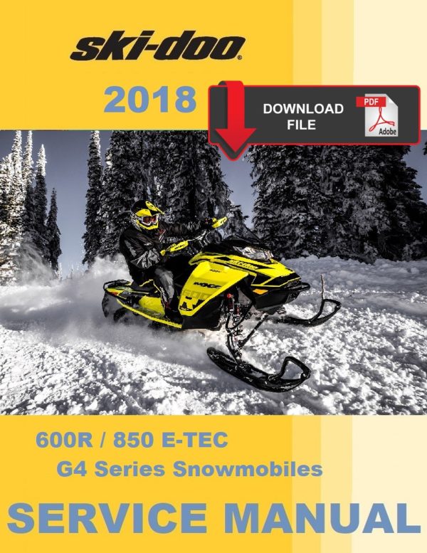 Ski-Doo 2018 Renegade Backcountry X 850 E-TEC Service Manual