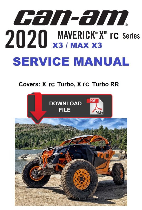 Can-Am 2020 Maverick X3 X rc Turbo Service Manual