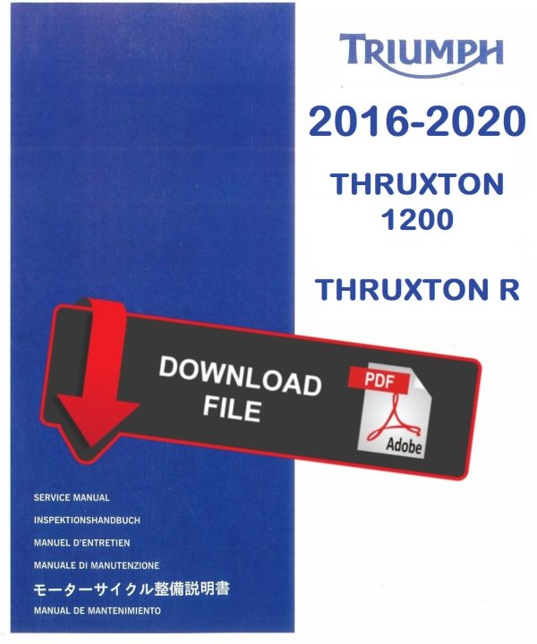 Triumph 2017 Thruxton R Service Manual