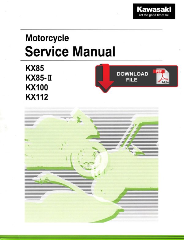 Kawasaki 2018 KX100 Service Manual