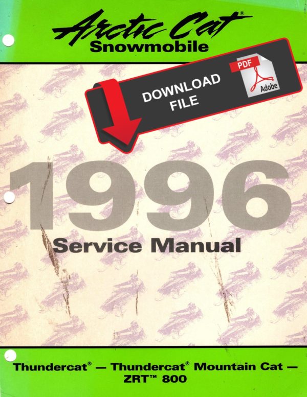 Arctic Cat 1996 Thundercat Service Manual