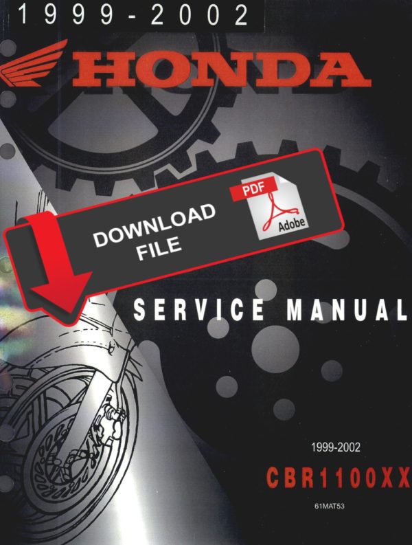 Honda 2001 CBR1100XX Super Blackbird Service Manual