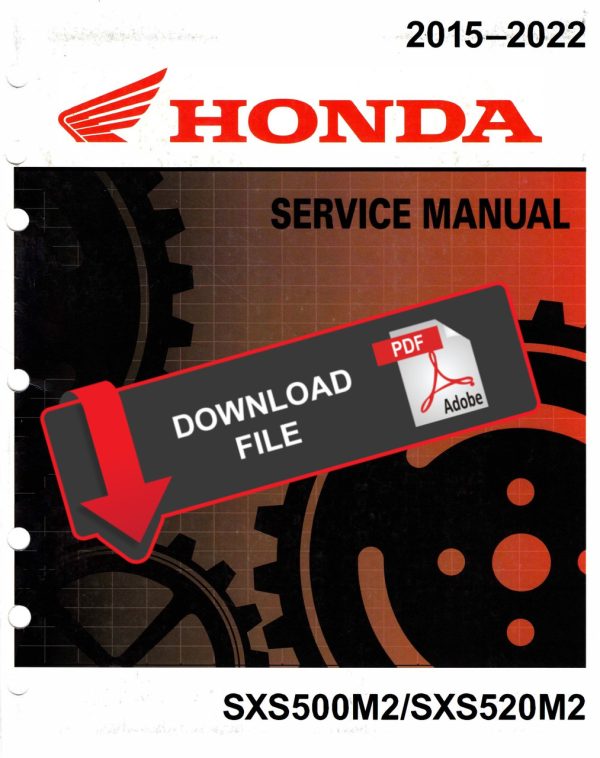 Honda 2021 SXS500 Service Manual