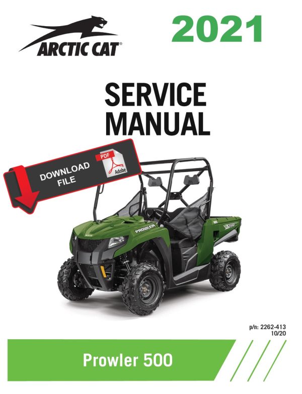 Arctic Cat 2021 Prowler 500 Service Manual