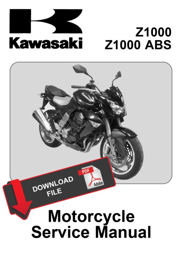 Kawasaki 2008 Z1000 Service Manual