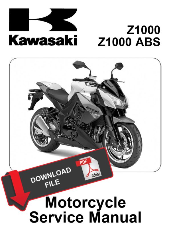 Kawasaki 2013 Z1000 ABS Service Manual