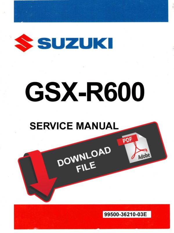 Suzuki 2017 GSX-R 600 Service Manual