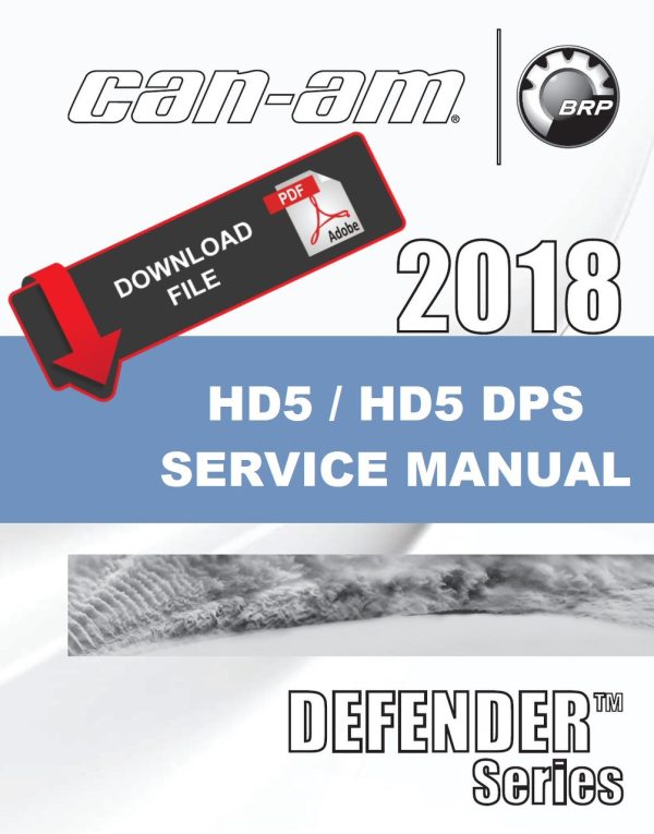 Can-Am 2018 Defender HD5 Service Manual