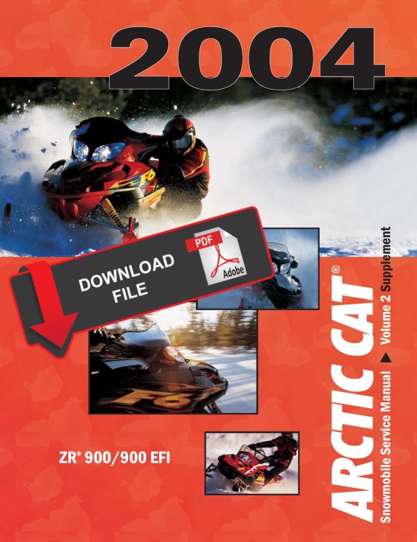 Arctic Cat 2004 ZR 900 Service Manual