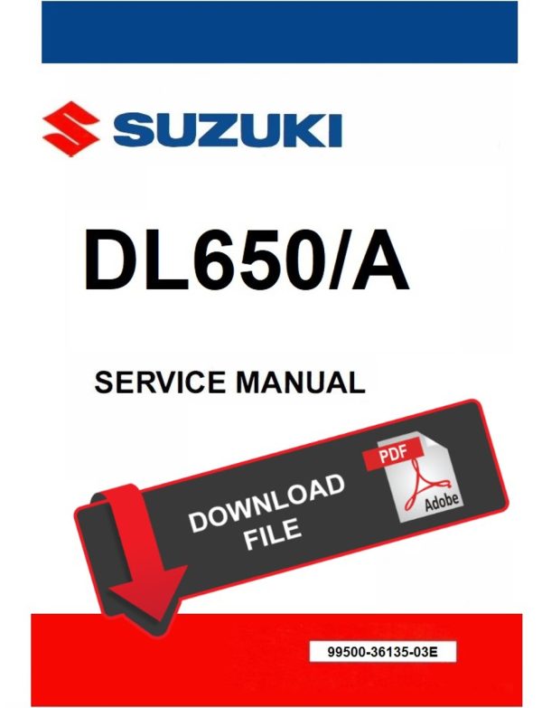 Suzuki 2008 V-Strom 650 Service Manual