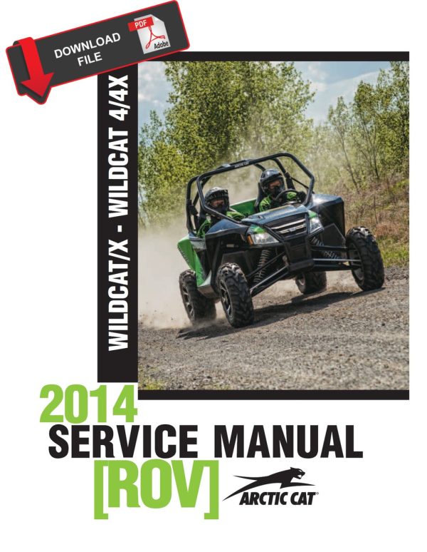 Arctic Cat 2014 Wildcat 4 Limited Service Manual