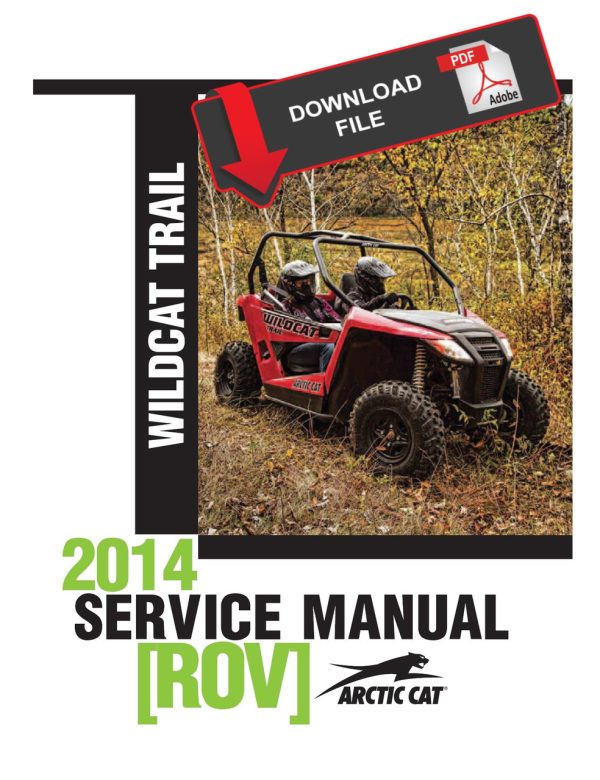 Arctic Cat 2014 Wildcat Trail Service Manual