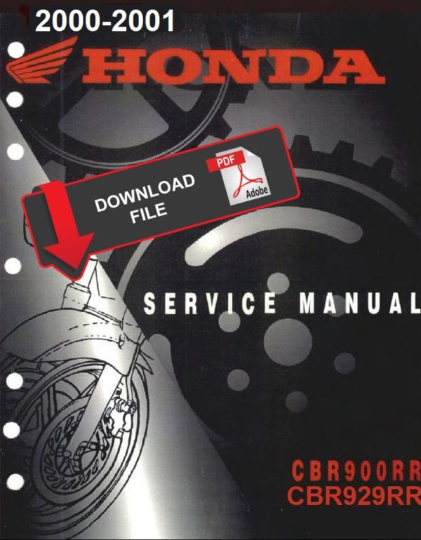 Honda 2000 CBR900RR Service Manual