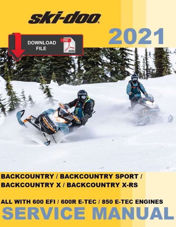 Ski-Doo 2021 Backcountry 850 E-TEC Service Manual