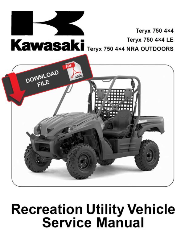 Kawasaki 2008 Teryx 750 4x4 NRA Outdoors Service Manual