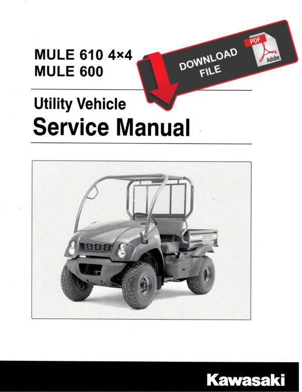 Kawasaki 2014 Mule 600 Service Manual