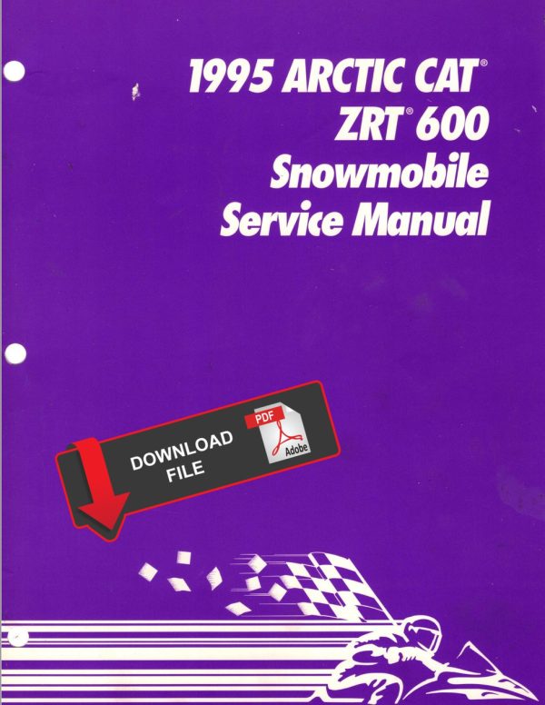 Arctic Cat 1995 ZRT 600 Snowmobile Service Manual