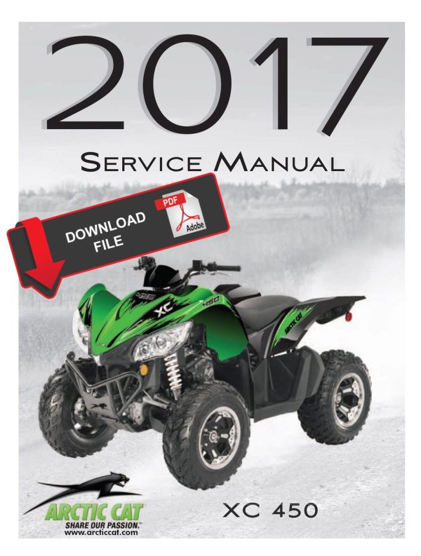 Arctic Cat 2017 XC 450 Service Manual