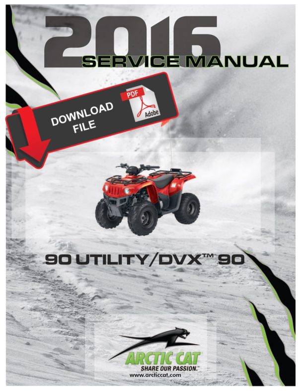 Arctic Cat 2016 ATV 90 2x4 Service Manual