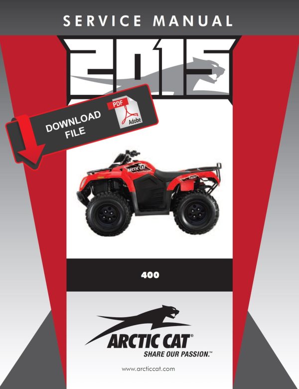 Arctic Cat 2015 ATV 400 4x4 Service Manual