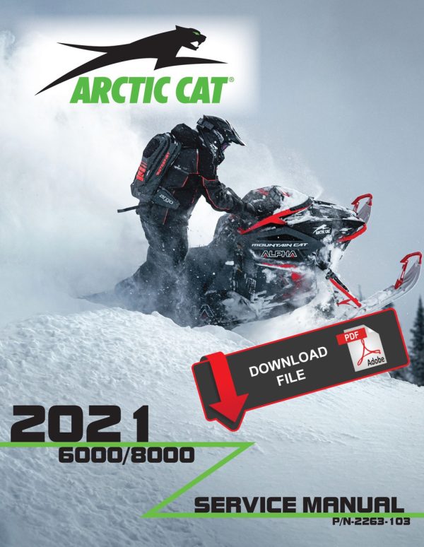 Arctic Cat 2021 M 8000 Hardcore Alpha One 154 2.6 Service Manual