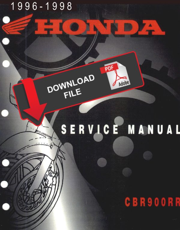 Honda 1996 CBR900RR Service Manual