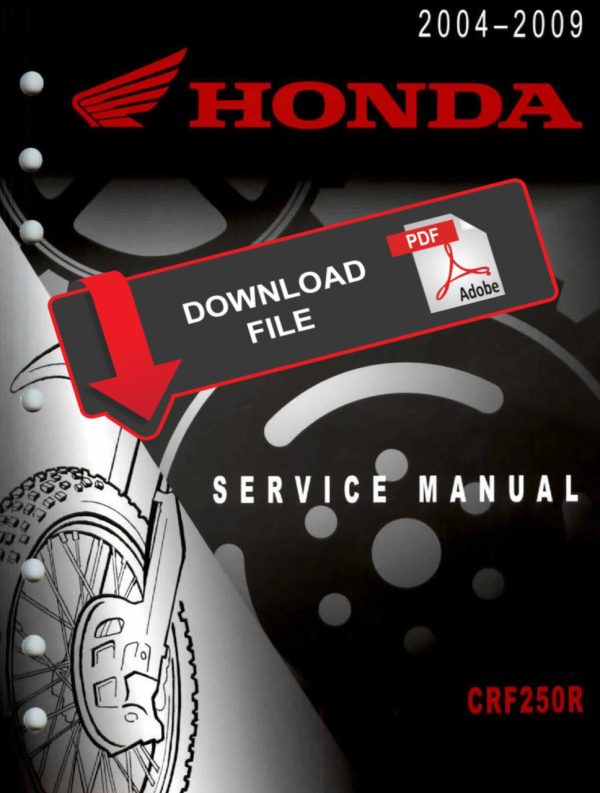 Honda 2008 CRF250R Service Manual