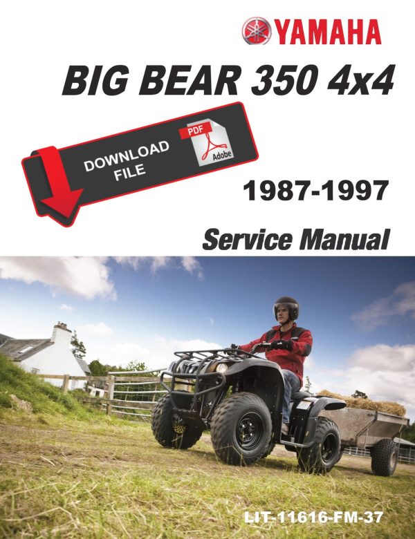 Yamaha 1989 Big Bear 350 4x4 Service Manual