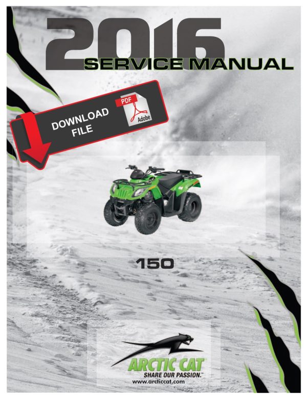 Arctic Cat 2016 ATV 150 2x4 Service Manual