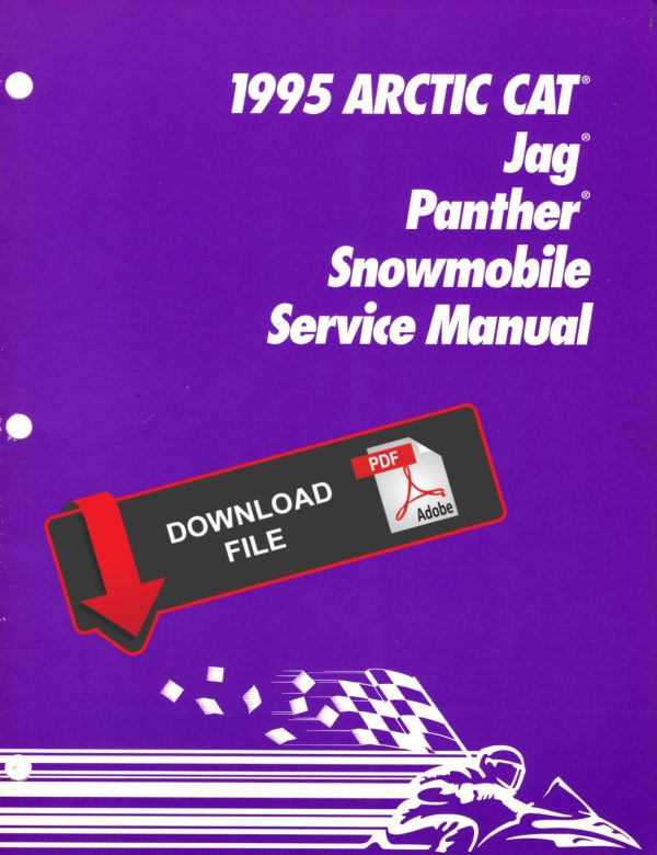 Arctic Cat 1995 Jag Deluxe Snowmobile Service Manual