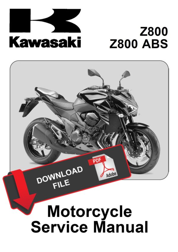 Kawasaki 2016 Z800 ABS Service Manual