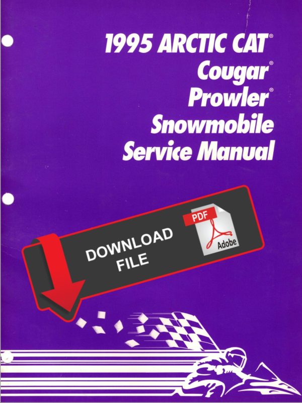 Arctic Cat 1995 Cougar Mountain Cat Snowmobile Service Manual