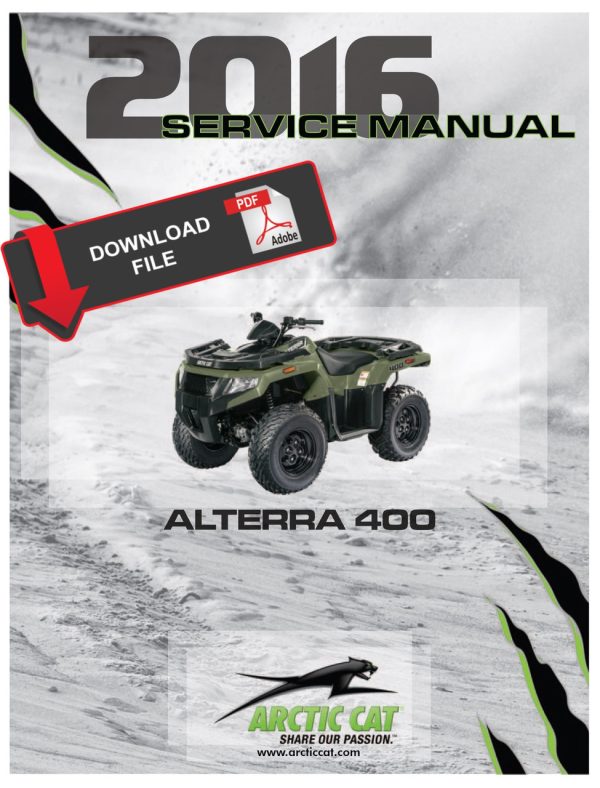 Arctic Cat 2016 Alterra 400 Service Manual